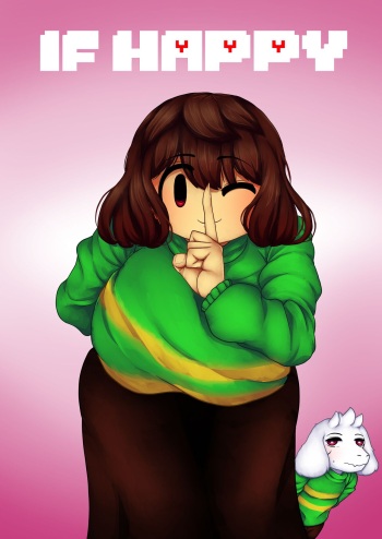 [Whitewo1f] IF Happy (Undertale) (Ongoing) [Original & Remake] cover