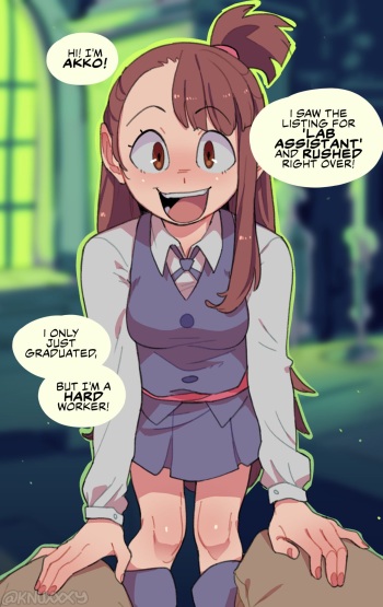 [Knuxxxy] Akko's New Job (Little Witch Academia) cover