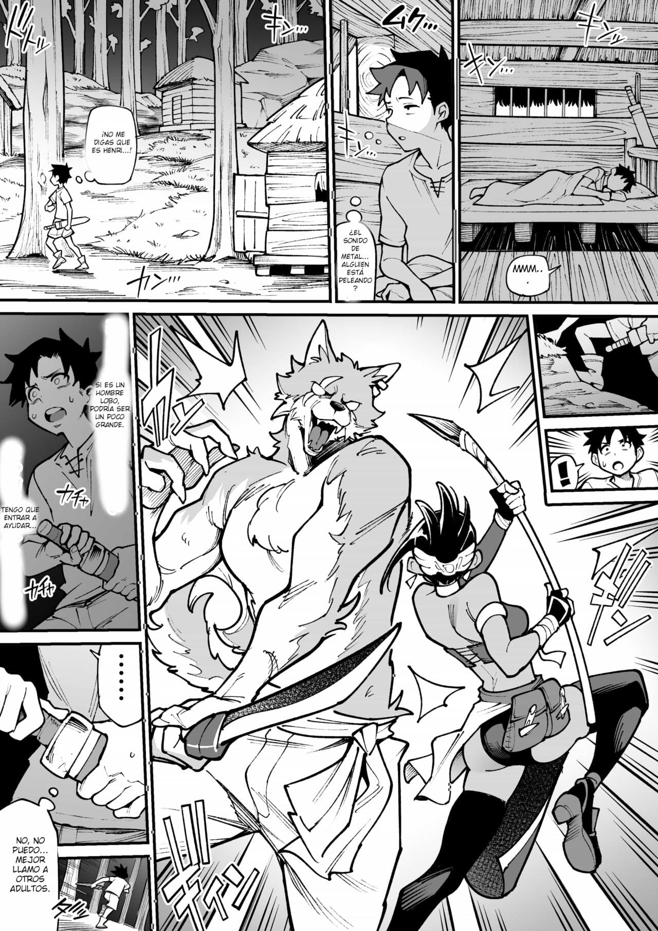 Hombre lobo x guardiana NTR page 3 full