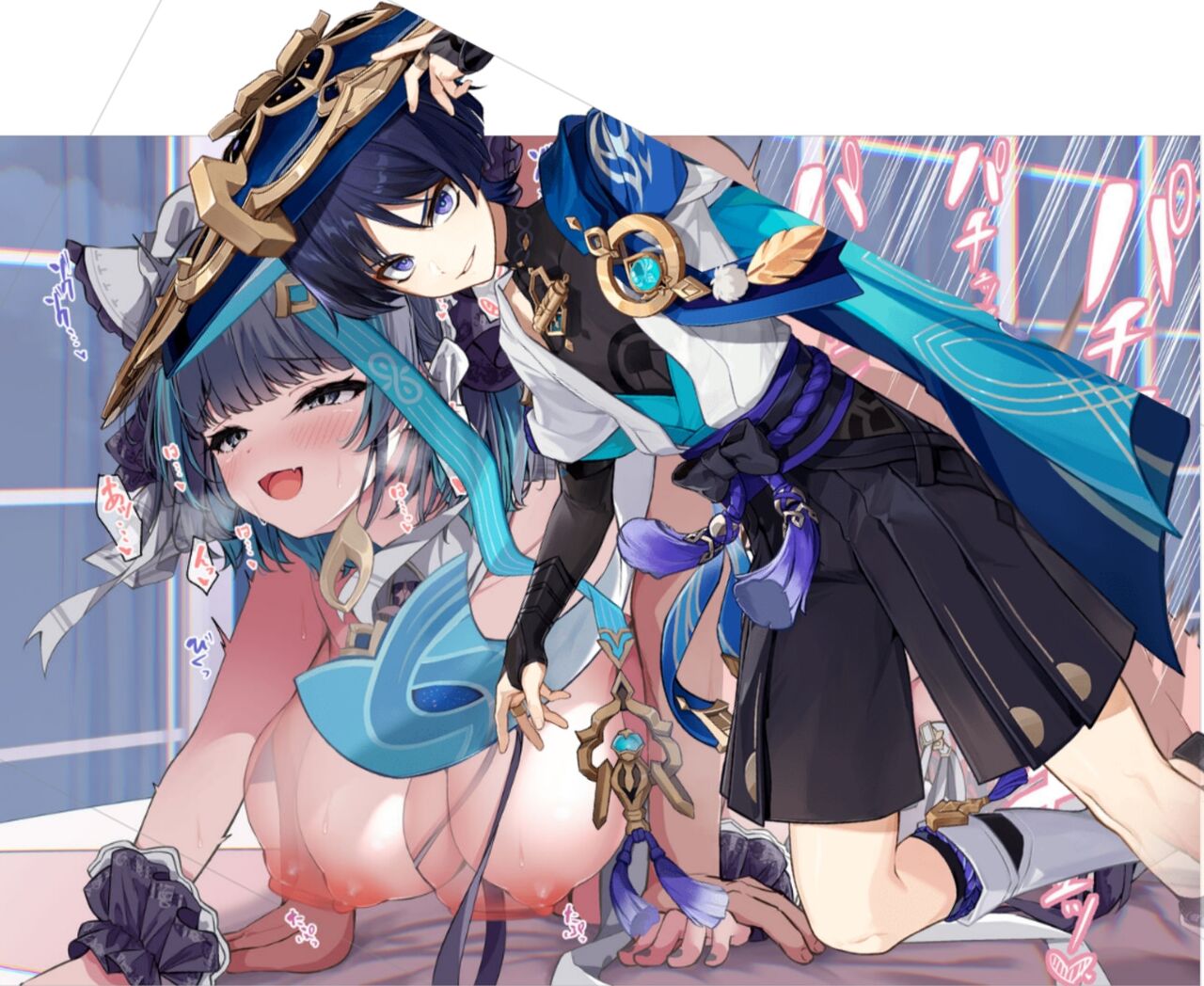 碧蓝航线柴郡x原神散兵 page 6 full