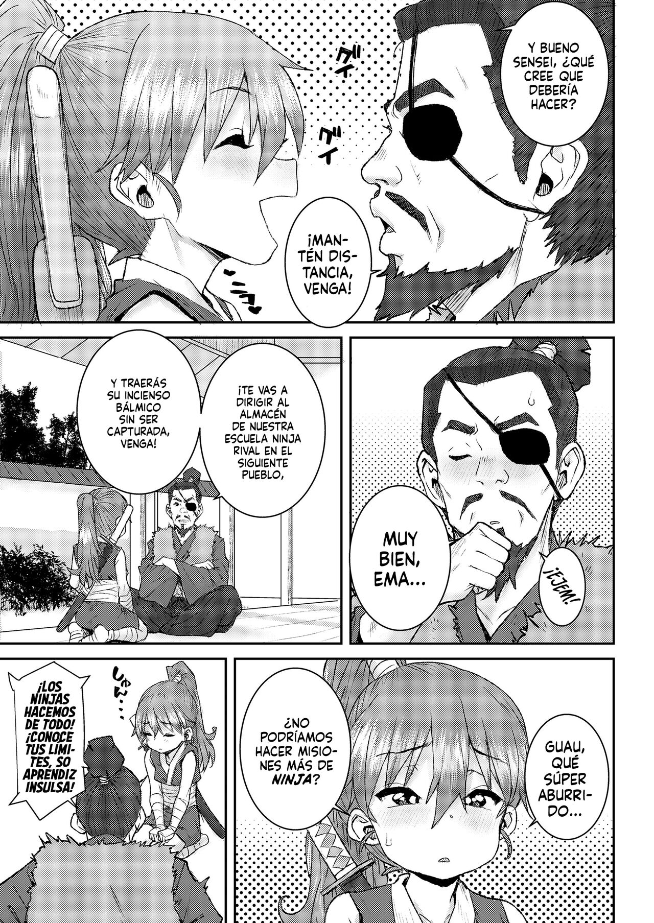 Mesugaki Ninja Ema-chan | La Ninja Niñata, Ema-chan page 3 full