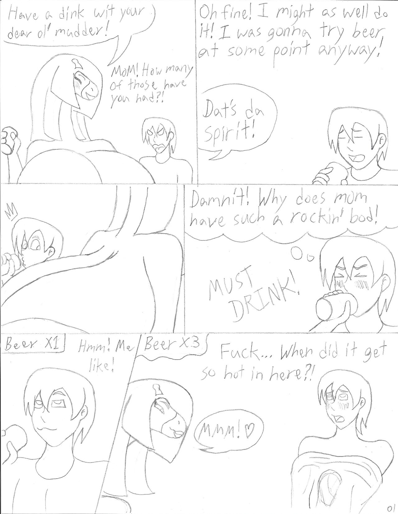 Foxtide888 Sketch Comics Gallery 4 page 3 full