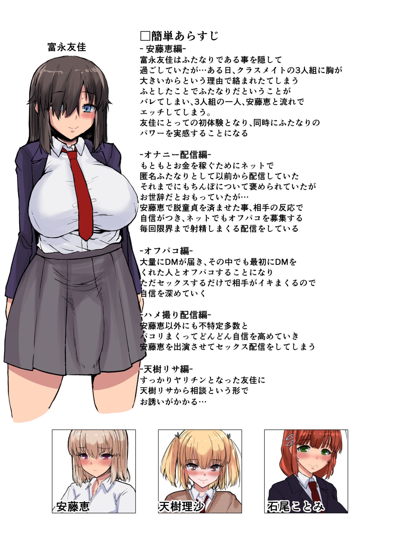 Futa Musume ni Itazura Shicha Ikemasen -Amagi Risa Hen- | Don't Mess With Futa Girls -Amagi Risa Chapter- page 3 full