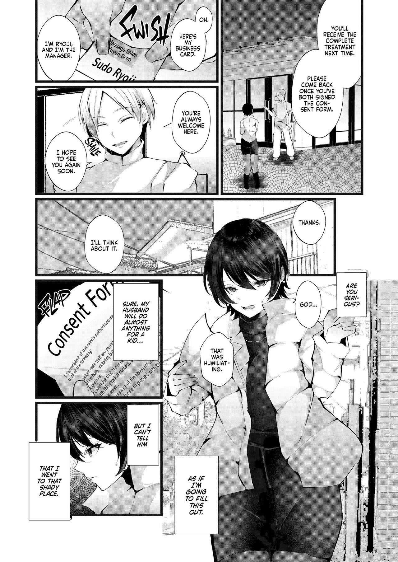 Kakkou no Rakuin ~Ninkatsu Kyonyuu Hitozuma ga Biyaku Jirashi Massage ni Kokomo mo Karada mo Ochiru made~ _ The Mark of the Cuckoo page 11 full
