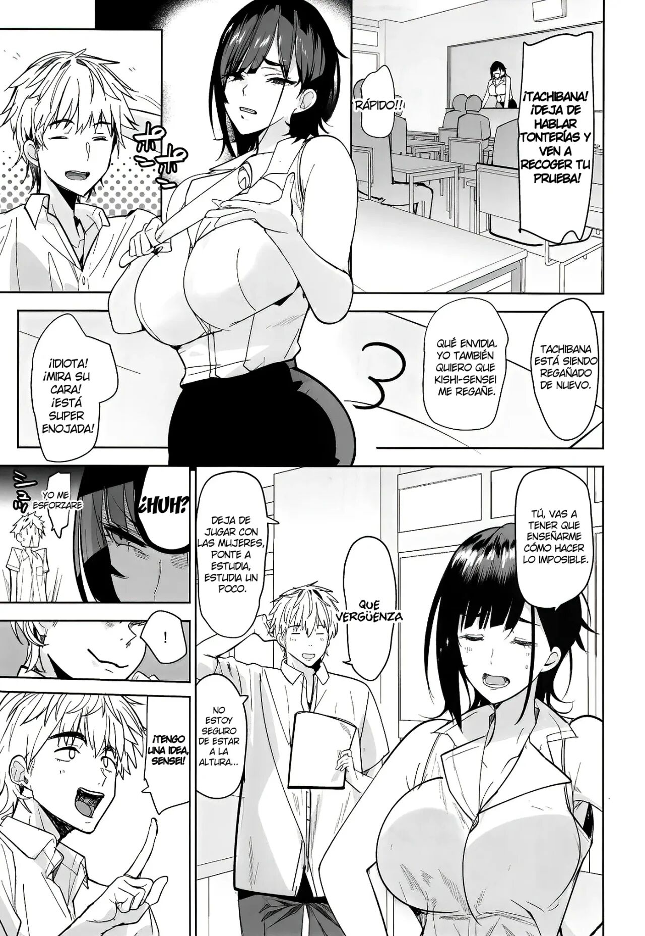 Tsuyoki na Tannin Kyoushi Otoshite Mita | Cómo Corrompí a la Maestra Madona page 4 full