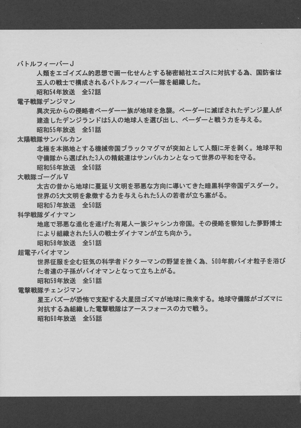 <<Tokusatsu>> Superheroine Sentai 80's page 4 full