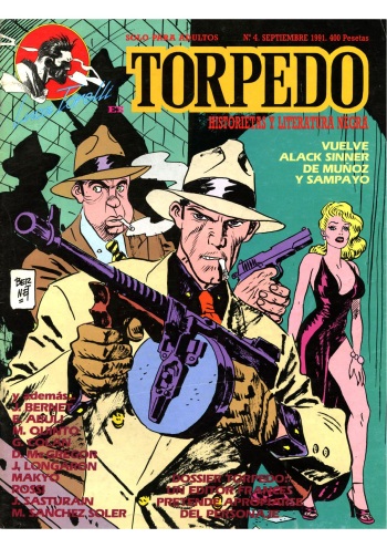 Luca Torelli es Torpedo #4 (ed. Makoki, 1991) cover