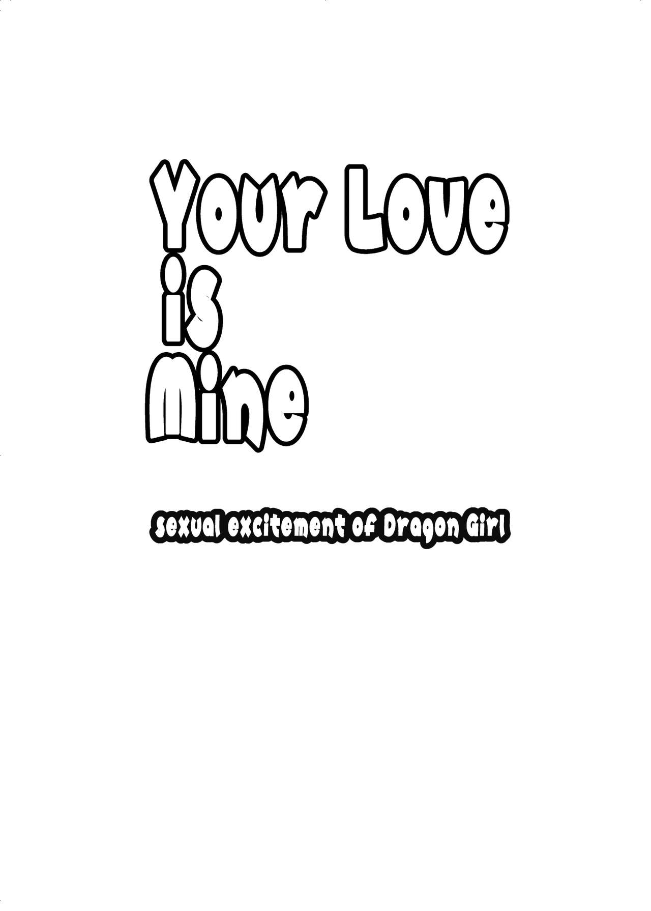 Your Love is Mine - sexual excitement of Dragon Girl | Your Love Is Mine - The Arousal of A Dragon Girl page 3 full