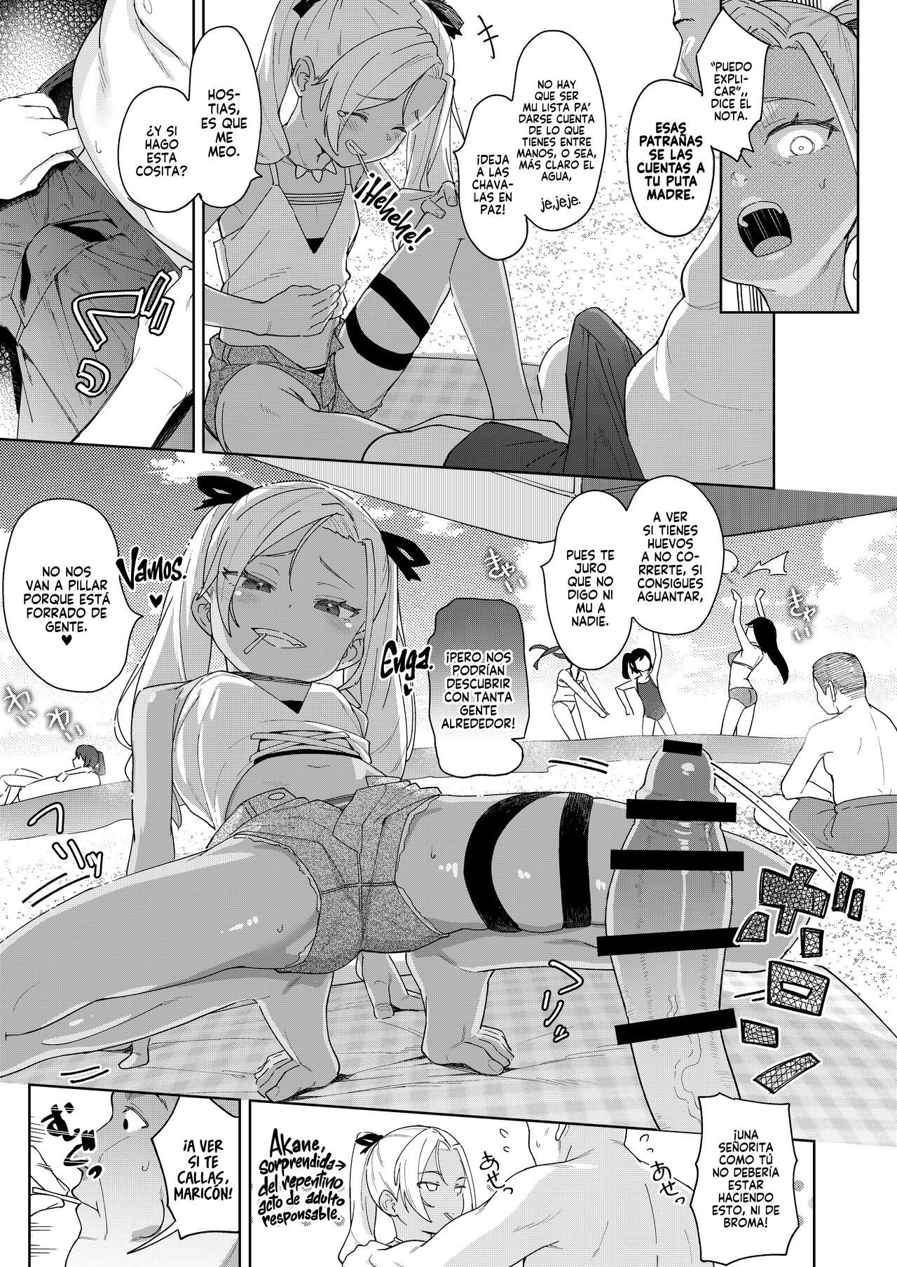 Musume no Tomodachi no Mesugaki ni Okasaremashita 4 | Fui Violado por una Mocosa que es Amiga de mi Hija 4 page 6 full