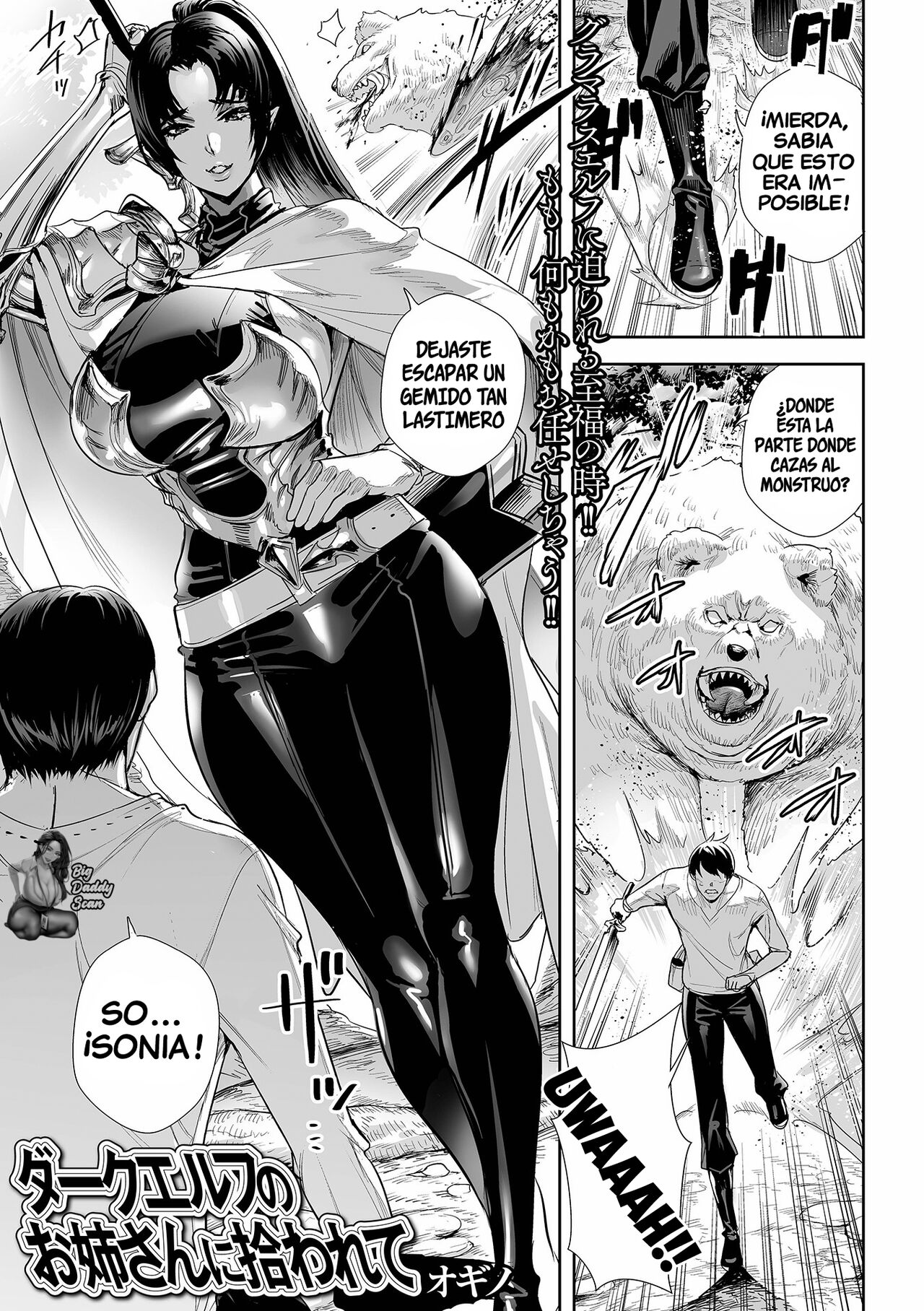 Dark Elf no Onee-san ni Hirowarete | Fui Recogido Por La Señorita Elfa Oscura page 1 full