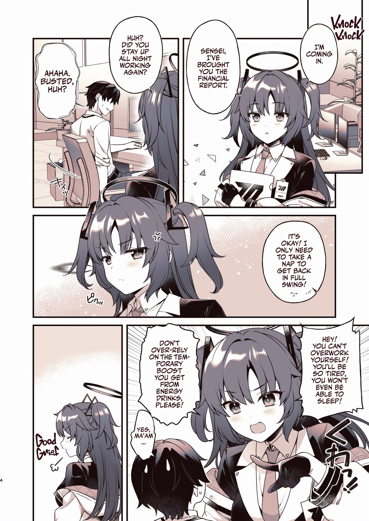 Shower de Yuuka to | Shower Time With Yuuka! page 3 full