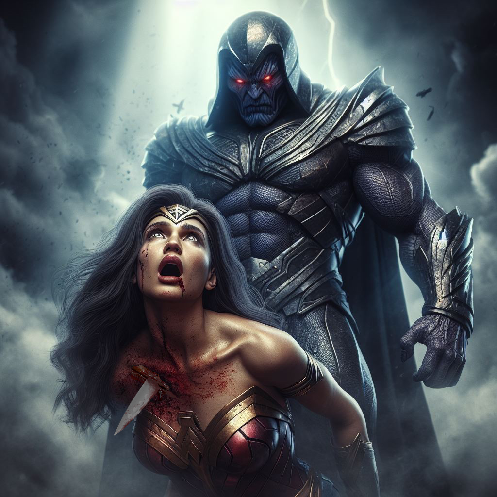 Wonder Woman Defeated by Darkseid page 8 full