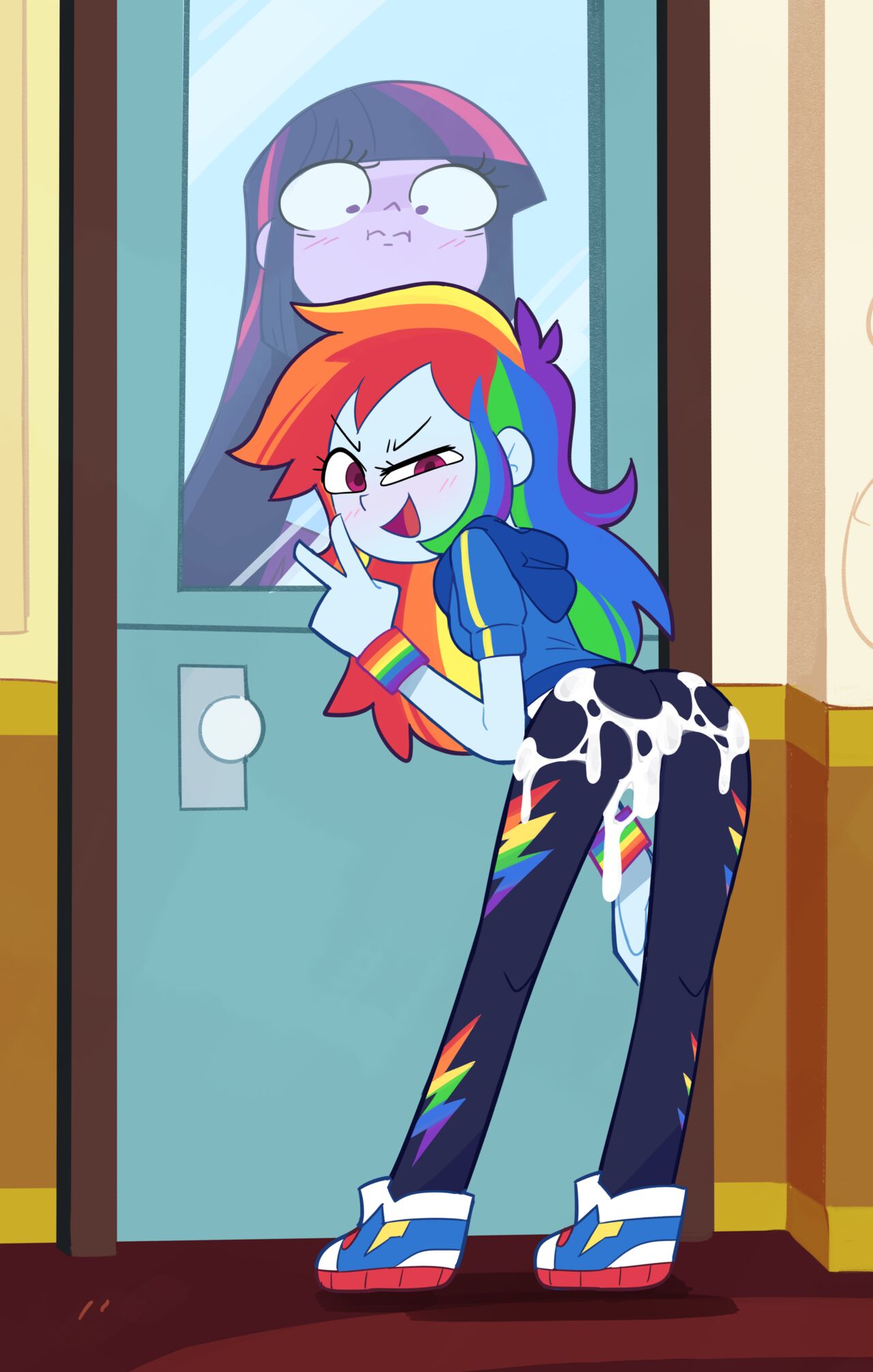 Rainbow Dash x Celestia set page 10 full