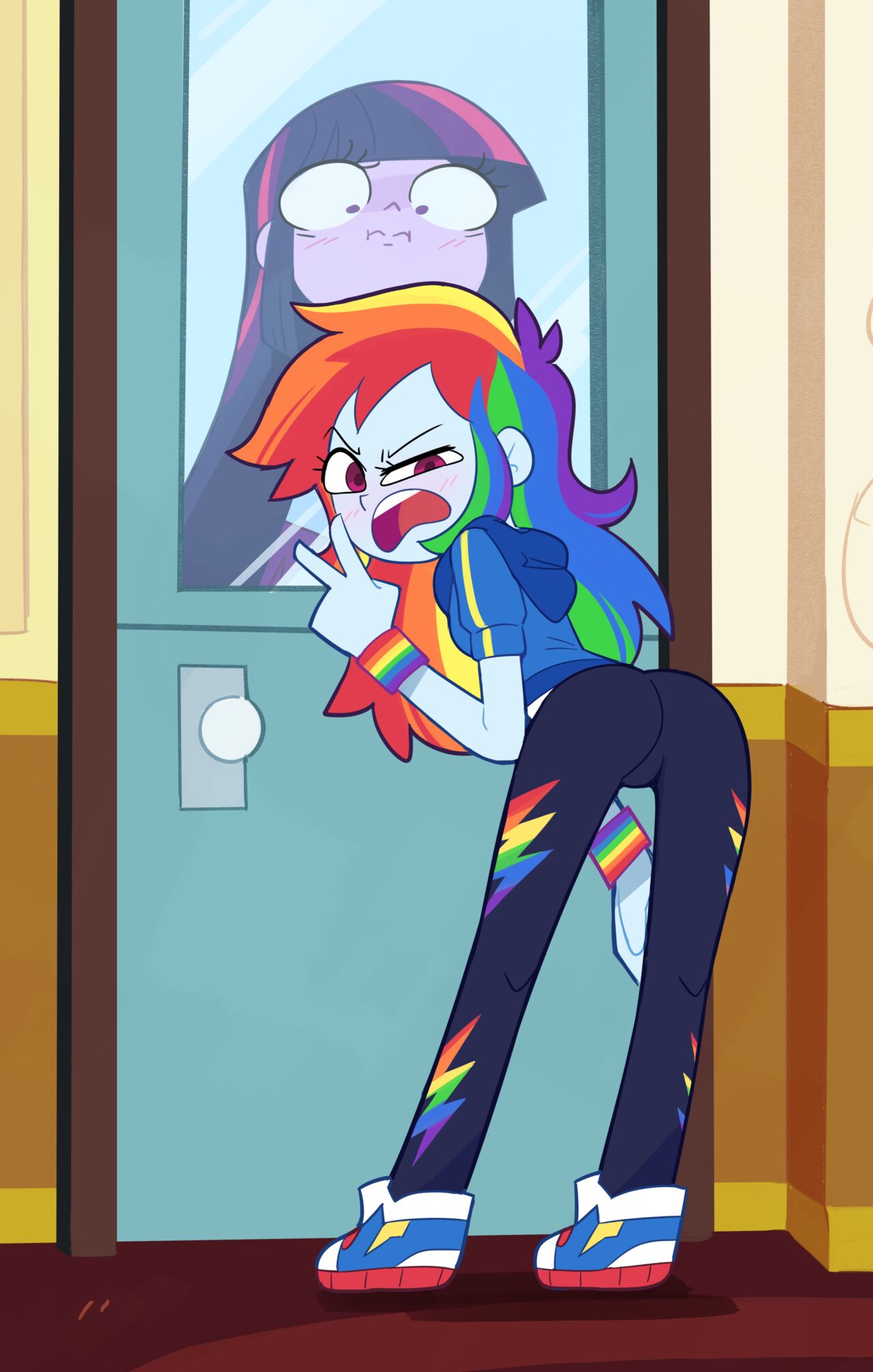 Rainbow Dash x Celestia set page 11 full