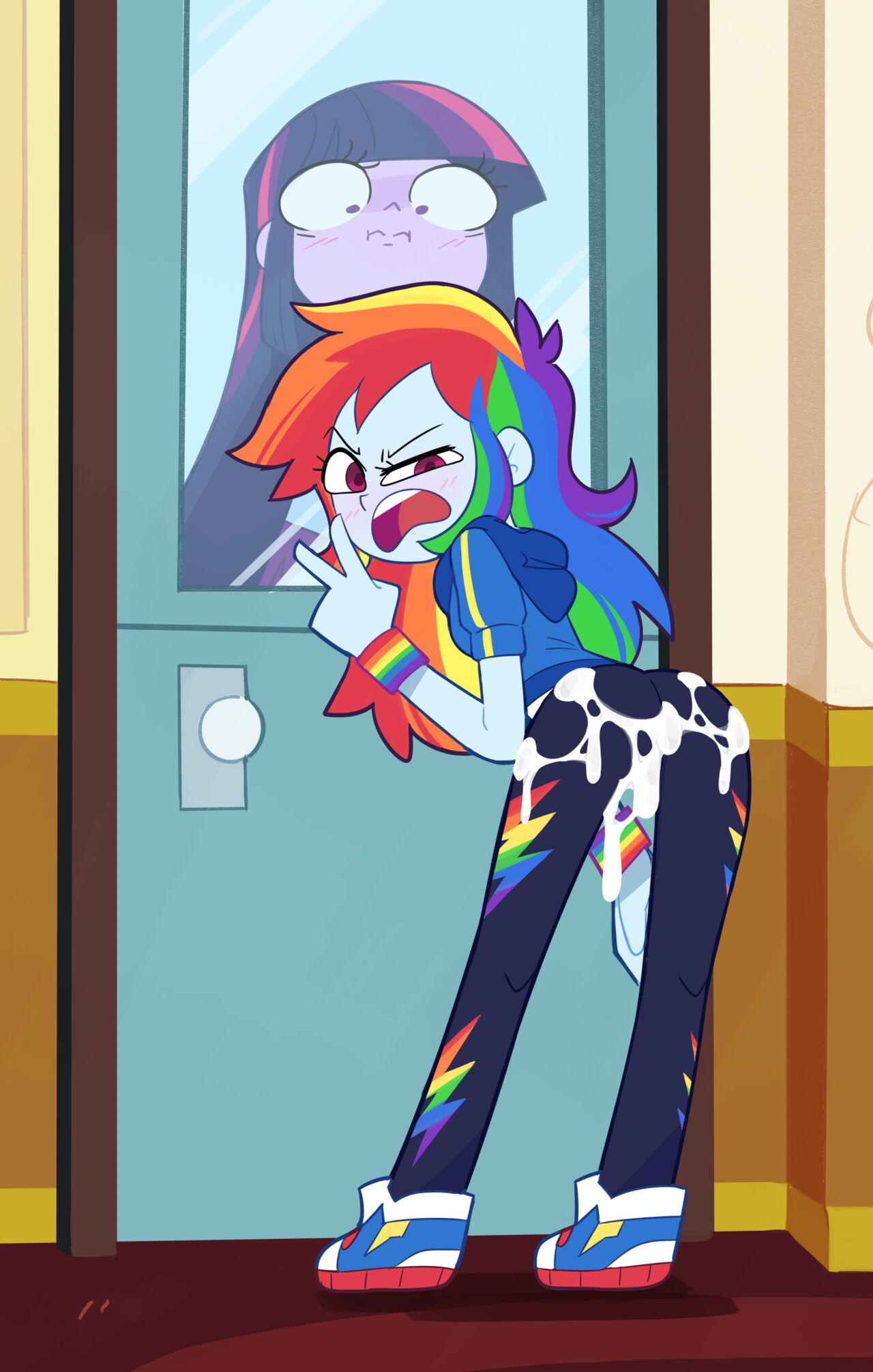 Rainbow Dash x Celestia set page 12 full