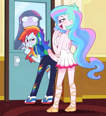[Miscon] Rainbow Dash x Celestia set (My Little Pony: Equestria Girls) cover