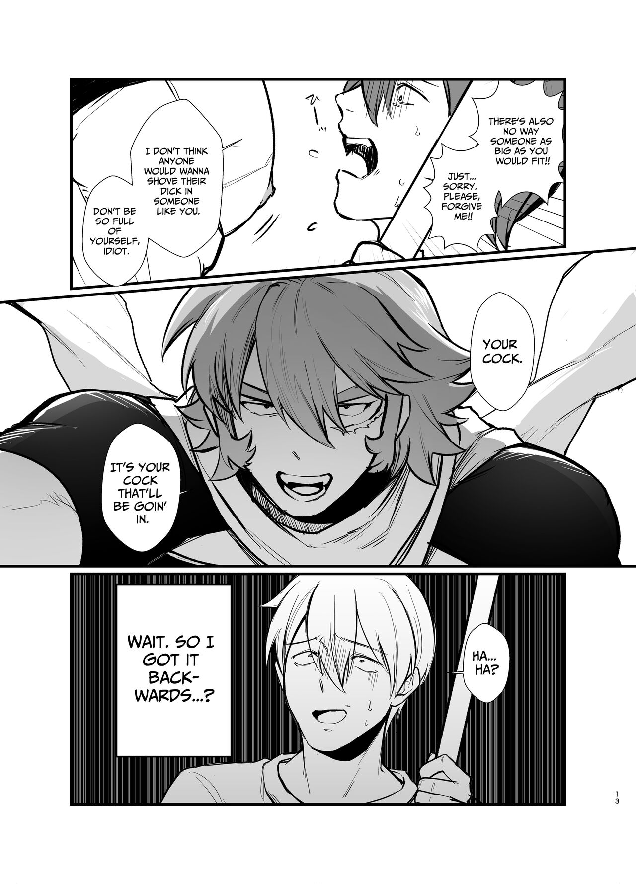Who'd Have Thought The Strongest Man Would Get His Pussy Ploughed... page 11 full
