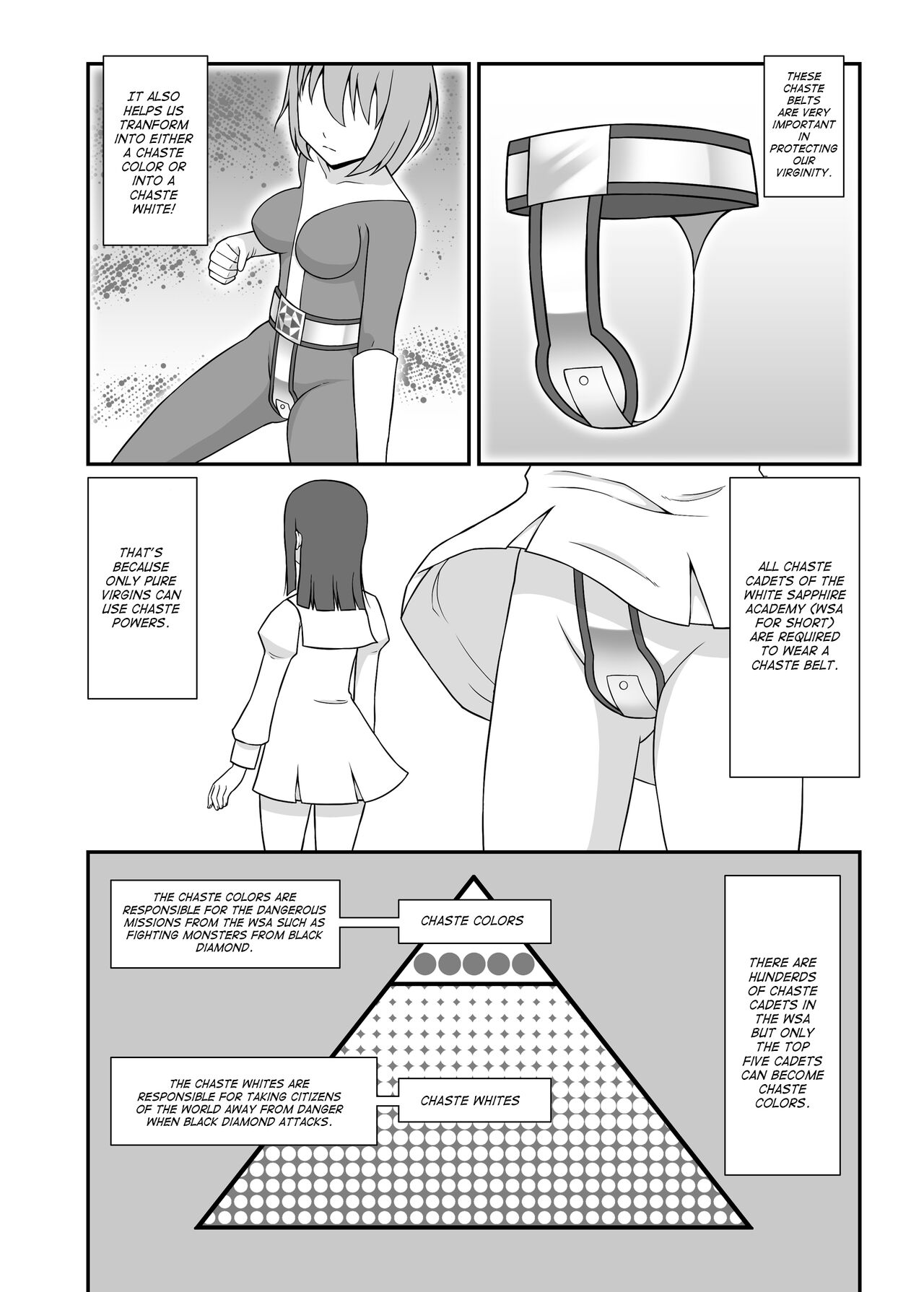 Teisou Sentai Virginal Colors Compilation | Chastity Sentai Chaste Colors Compilation page 11 full