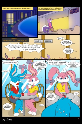 [Dam (DamBun)] Toons on a Train [French] (Incomplete) cover