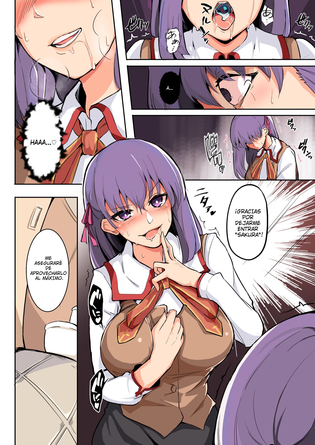 Sakura Matou Slime Possession page 6 full