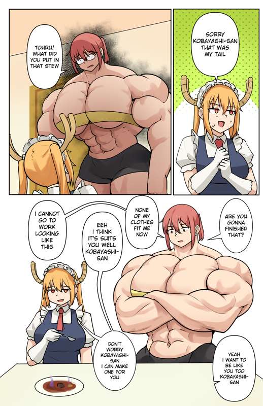 Tohru & Kobayashi + extra girls page 7 full