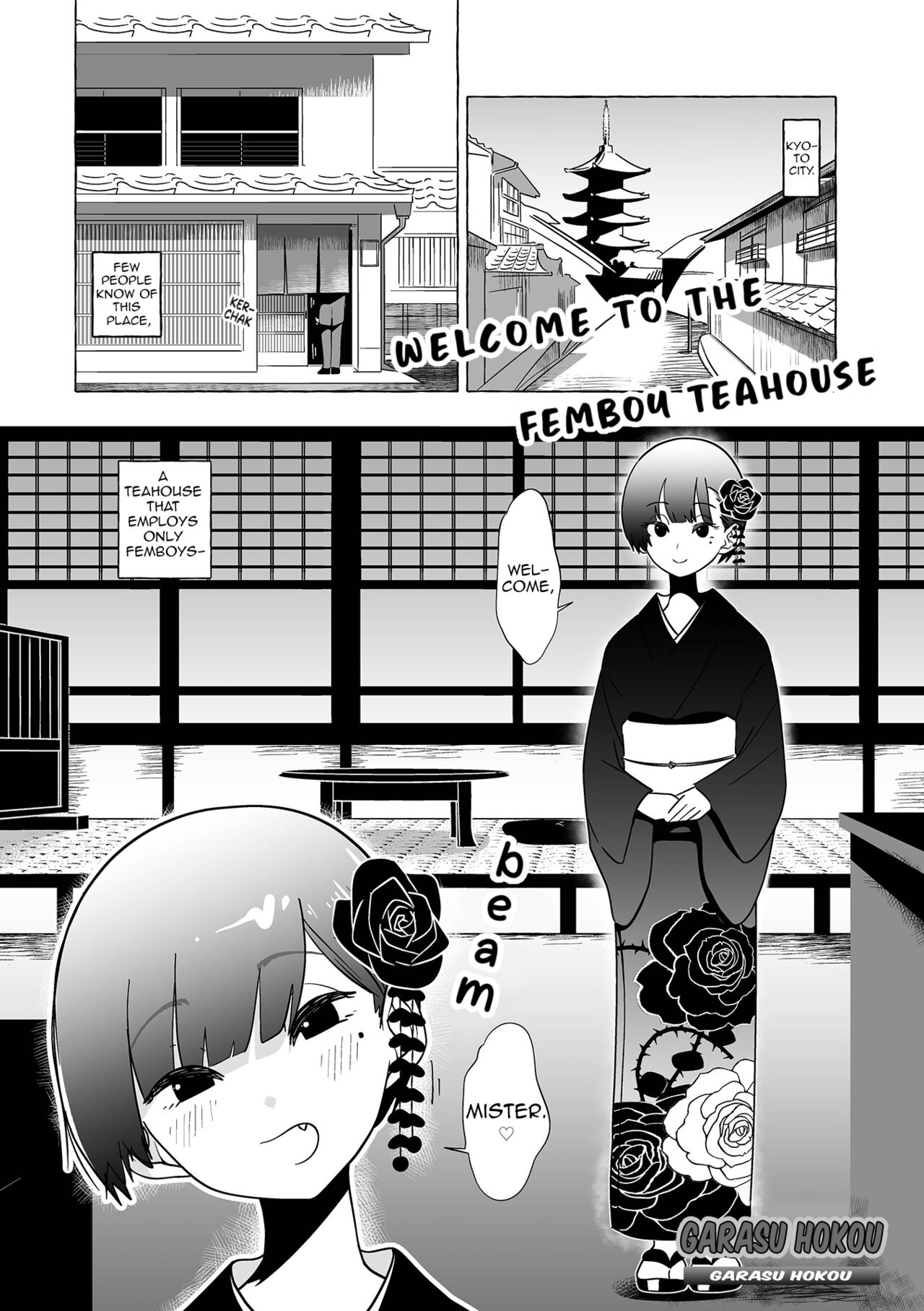 Otoko no Musume no Chaya ni Oideyasu | Welcome to the Femboy Teahouse page 1 full