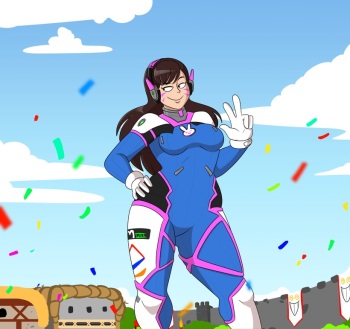 [ComicalWeapon] Comfy Chair - D. Va cover