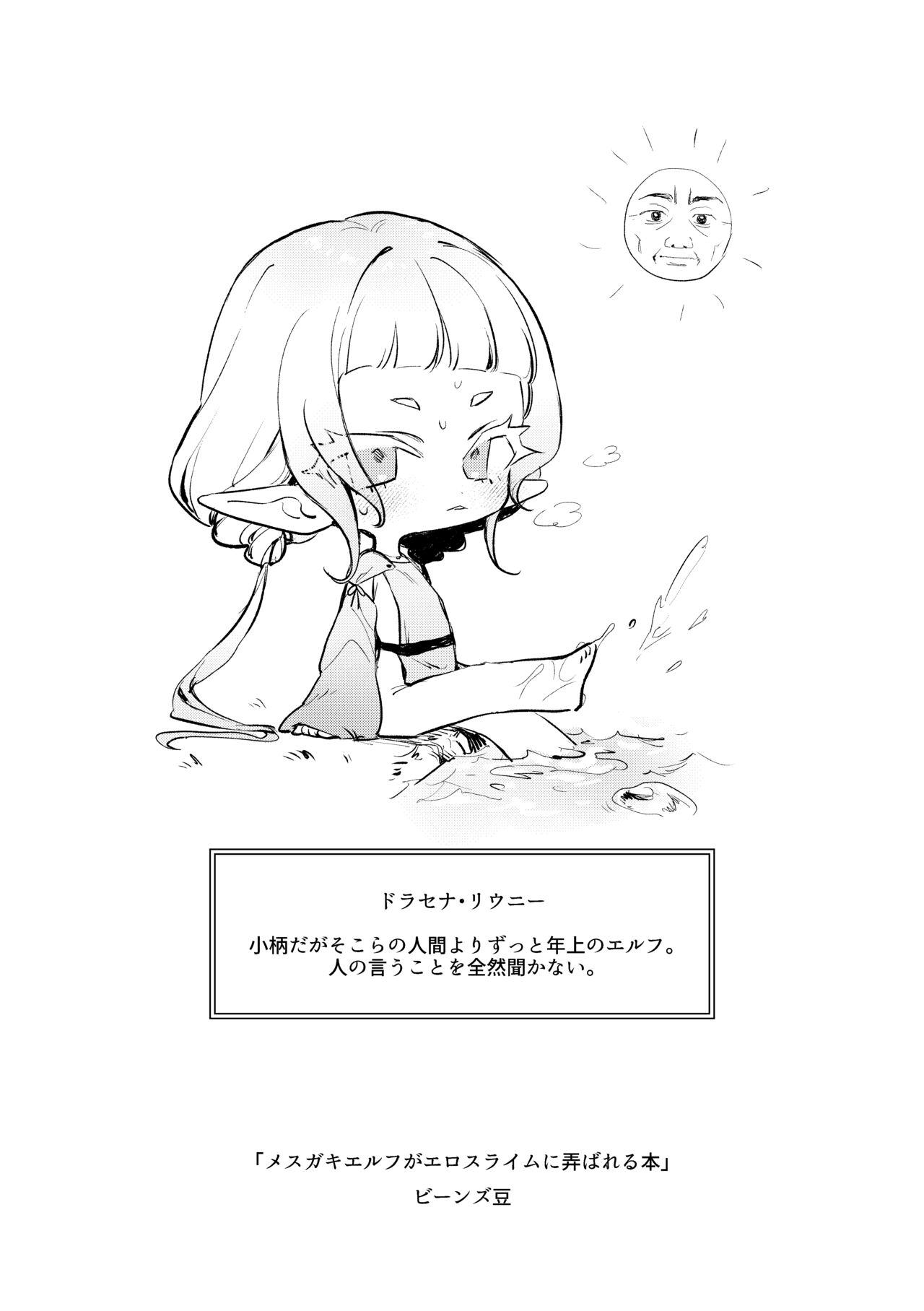 Mesugaki Elf ga Ero Slime ni Moteasobareru hon page 12 full