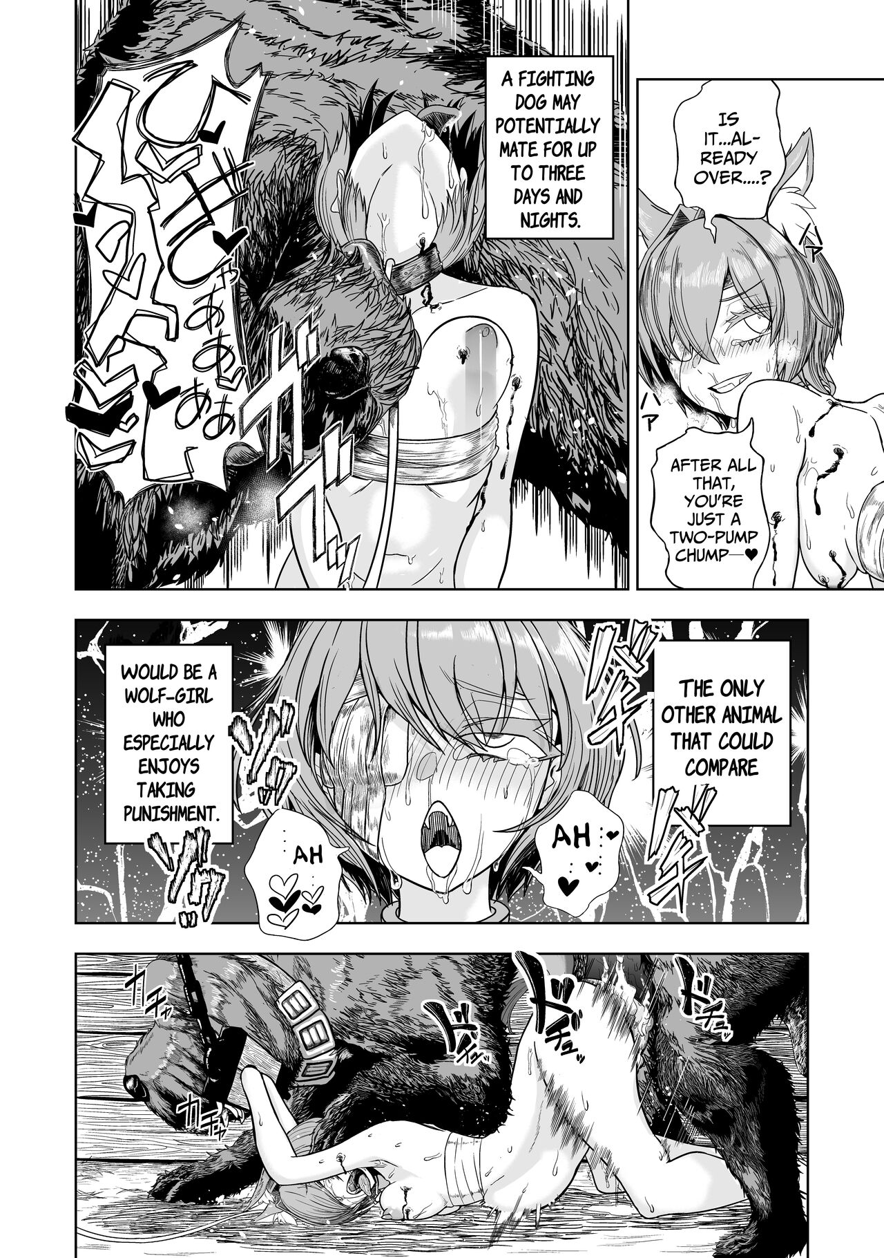 Junai Hanshoku Bou -Ookami Shoujo no Shitsukekata- | Pure Love Breeding Cell: ~How to train a Wolf-girl~ page 11 full