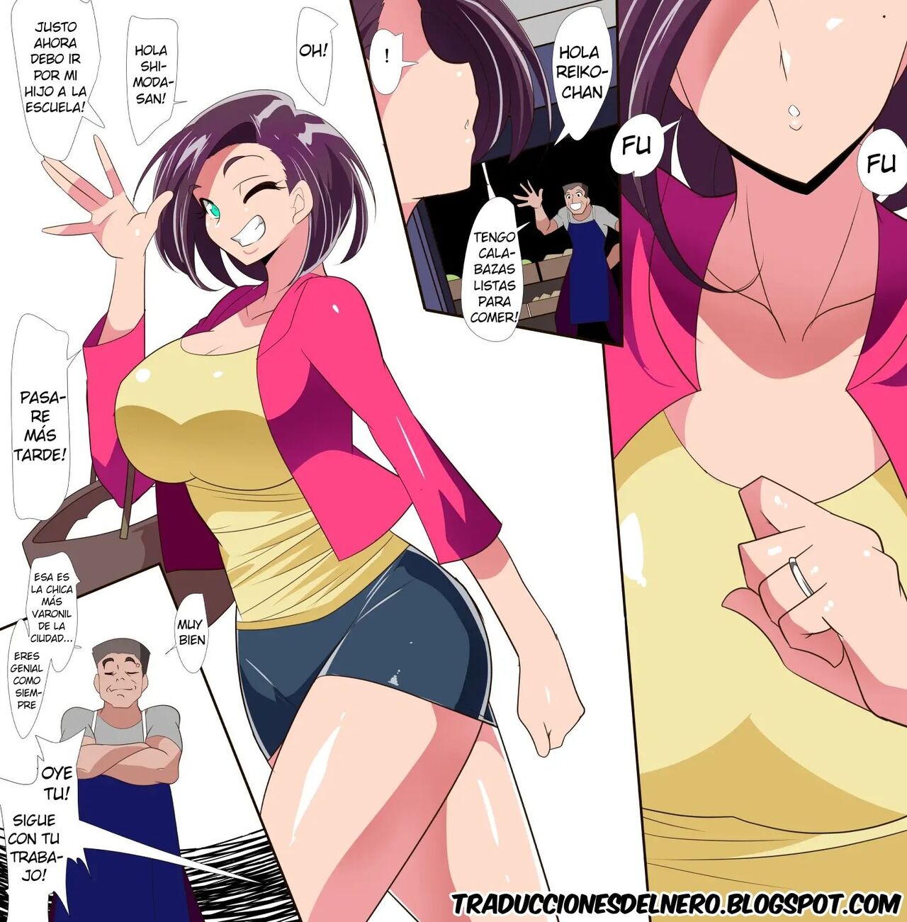 Hitozuma Choujin Mighty Madam! VS Saiin Yarichin Kaijin Zenpen page 3 full