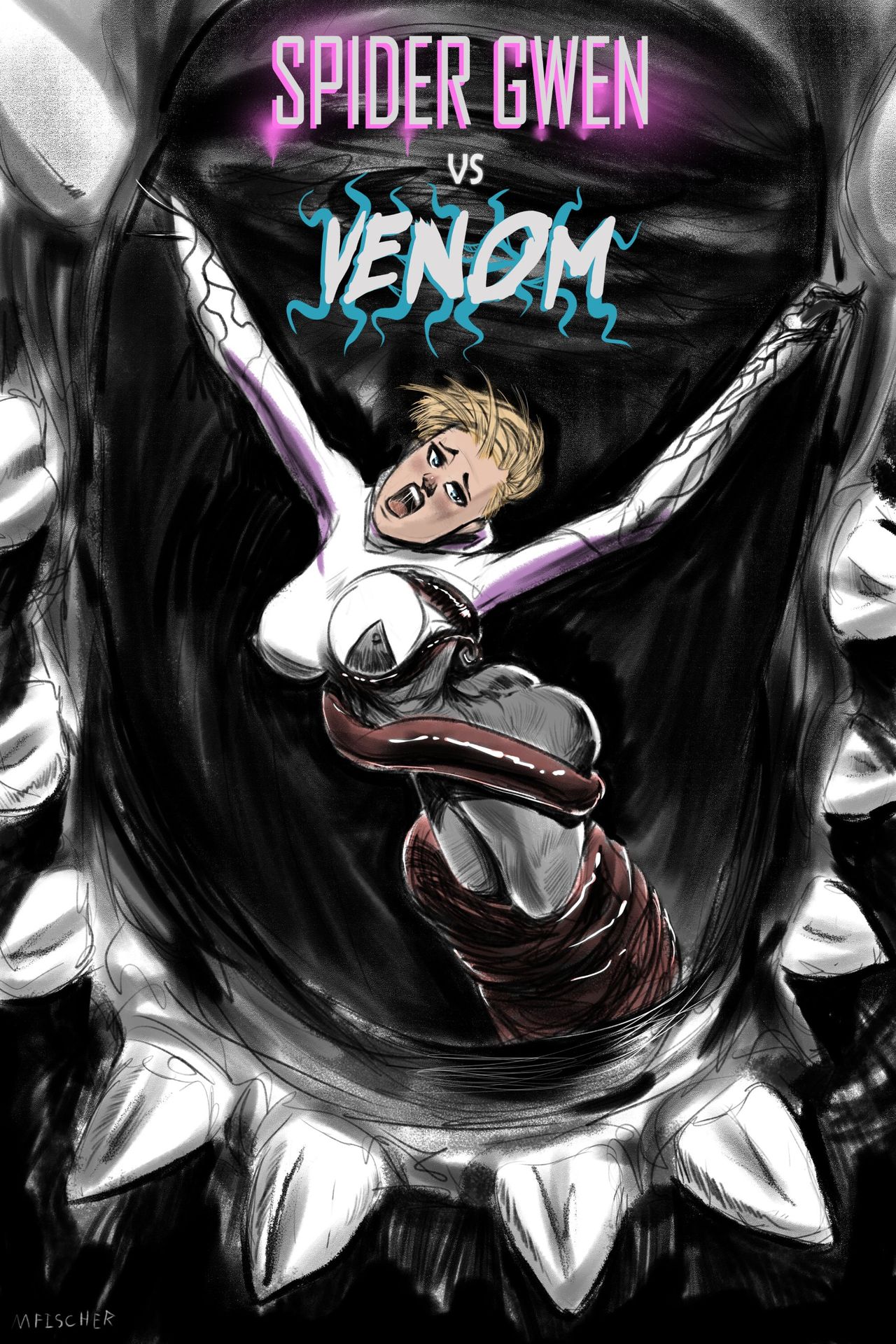 Meinfischer - Venom's Kiss: The Cumplete Saga page 1 full