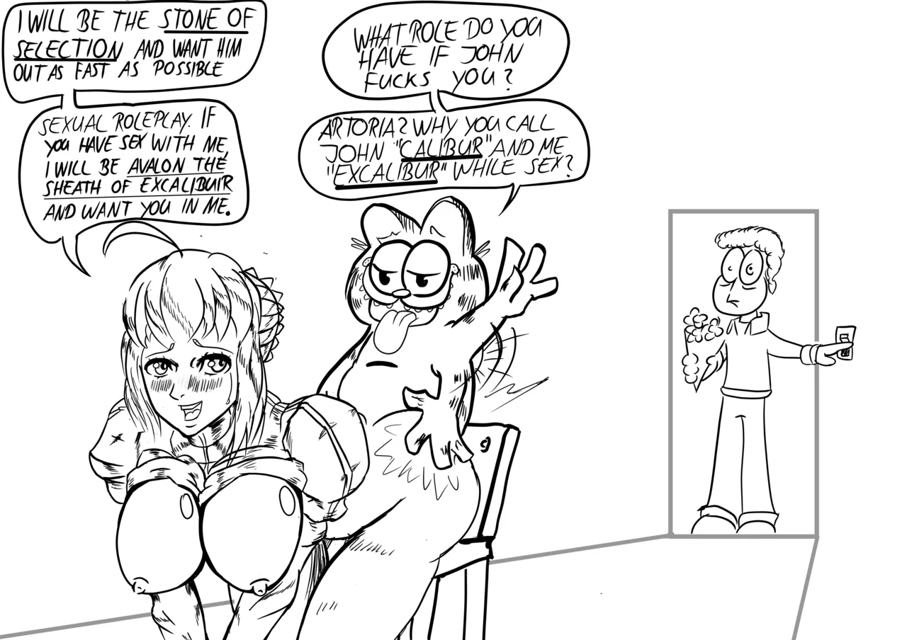 Jon Enables Garfield's Lasagna Addiction Because He's A Cuck page 2 full