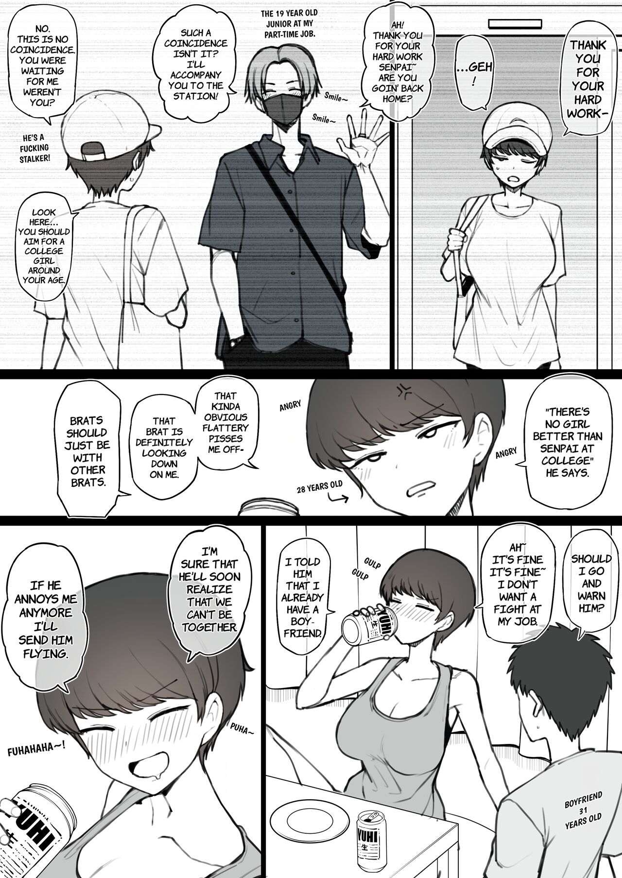 Bite Sized Erotic Comic 2×2 page 1 full