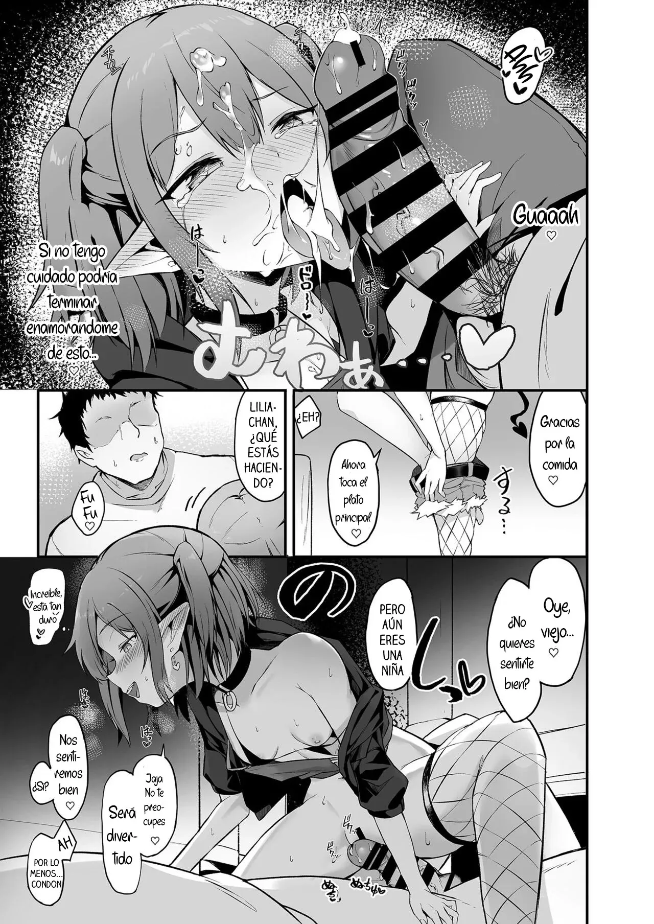 Mesugaki Succubus ga Oji-san ni Wakaraserareru Hanashi | Una Historia Sobre una Súcubo a quien un Viejo le Enseña una Leccion page 9 full
