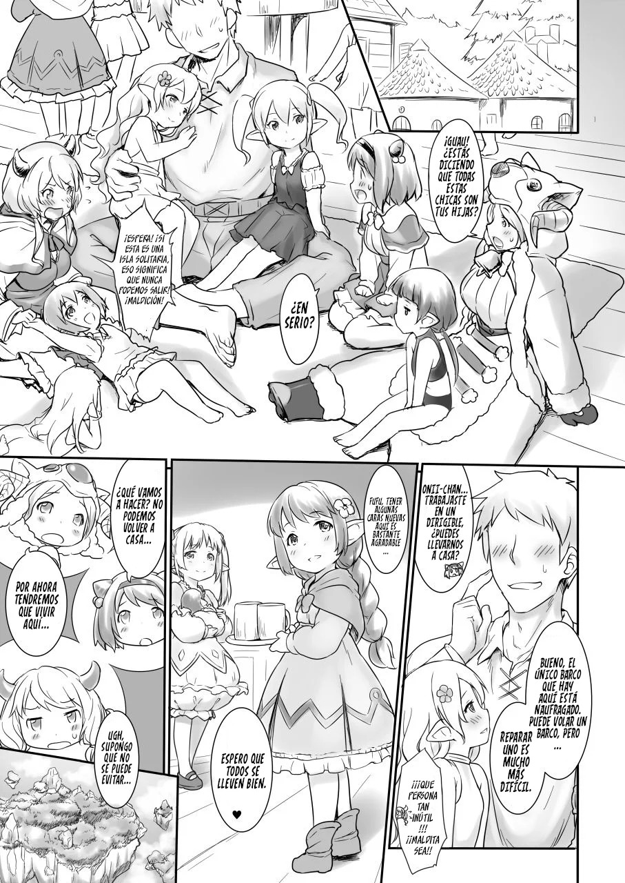 Rei no Shima ni Draph ga Futtekita.  | En cierta isla, llueven Draphs del cielo page 12 full