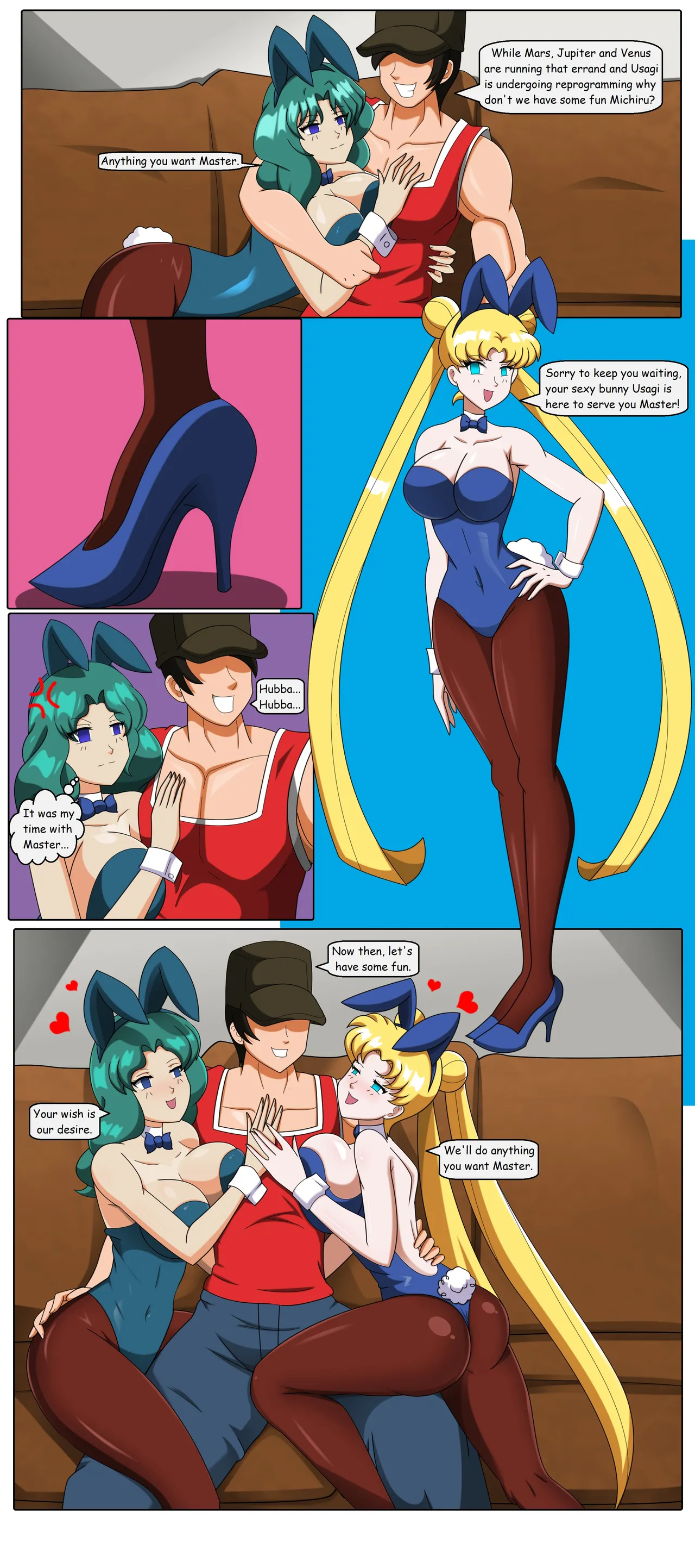 Forming the Senshi Harem page 5 full