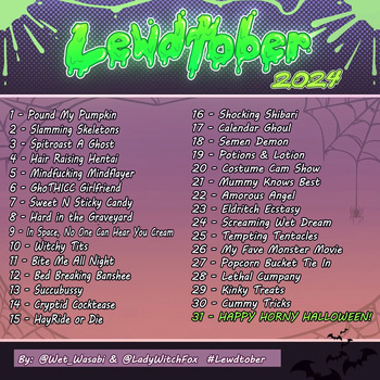[Fairfaxer] Lewdtober 2024 cover