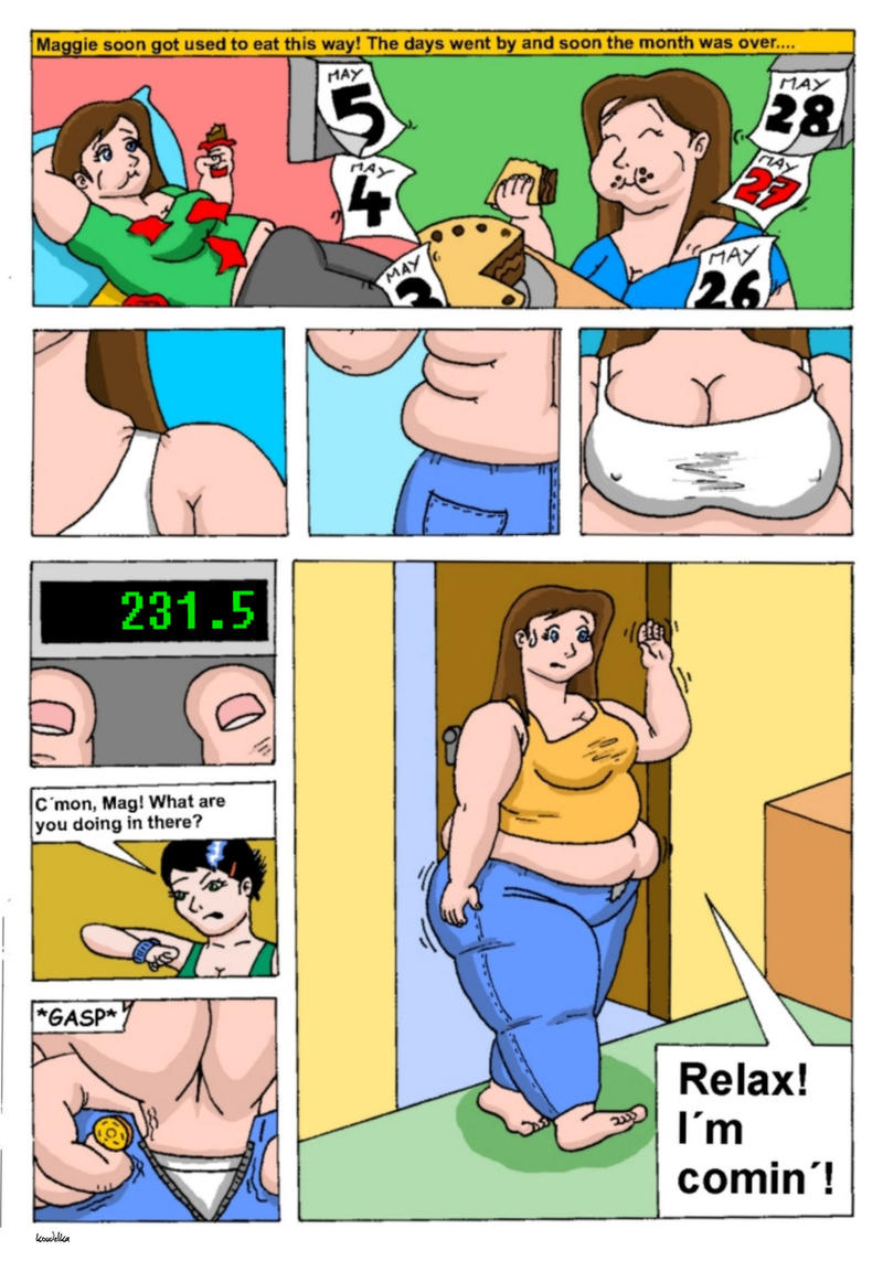 Maggie's fattening story page 8 full