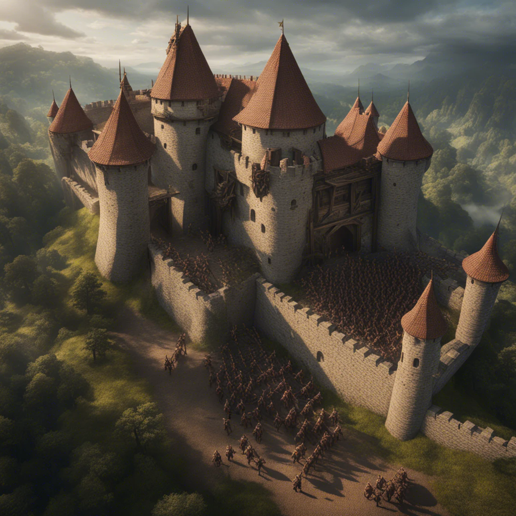 Orcs storm the Elf castle page 12 full
