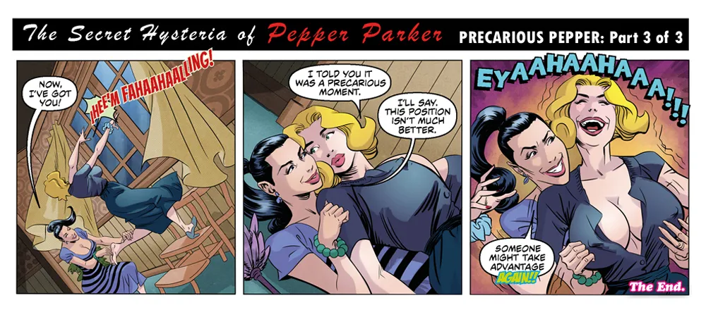 Bandito - Pepper Parker - 3 Panel Comic page 12 full