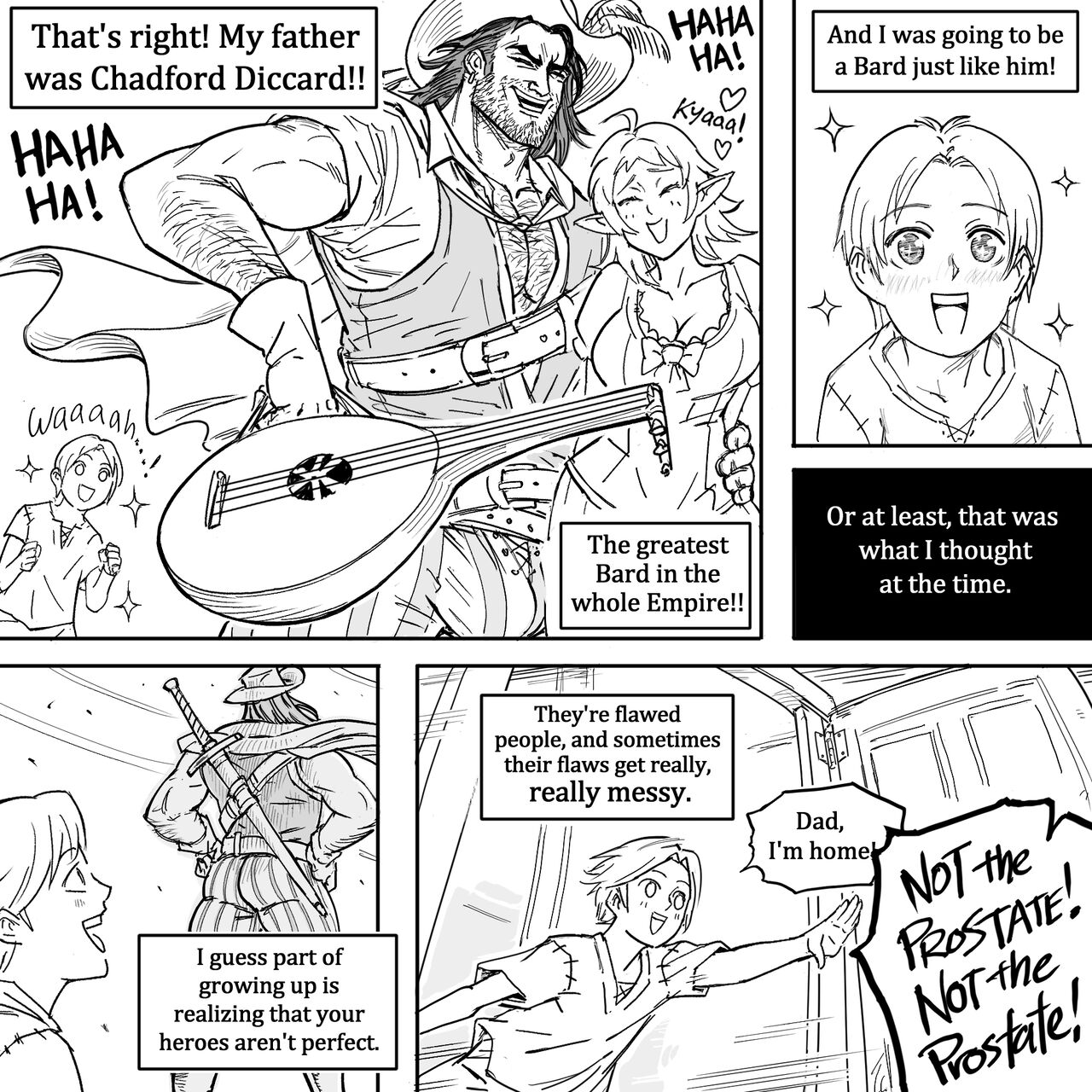 My Dark Elf Stepsister Won't Leave Me Alone | ch.1-2 page 3 full