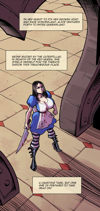 [Fontez] Alice In Search of the Red Queen (Alice Madness Returns) cover