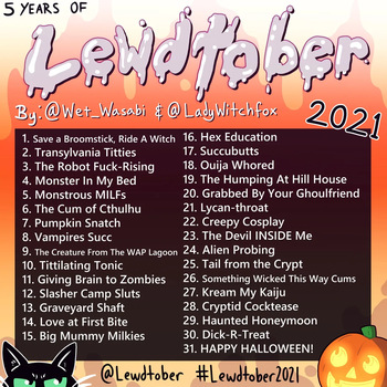 [Fairfaxer] Lewdtober 2021 cover