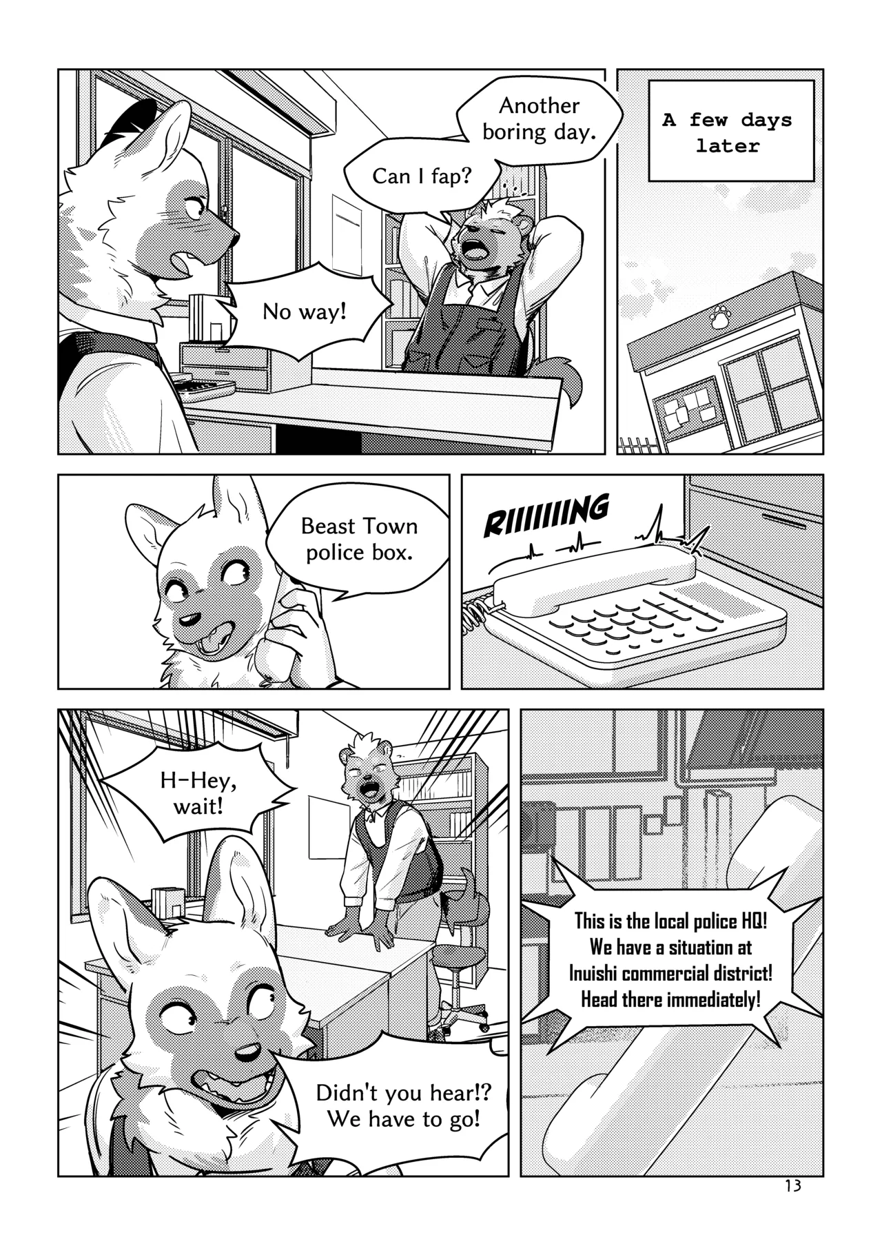 The other side of Beast Town Volume 1 page 12 full