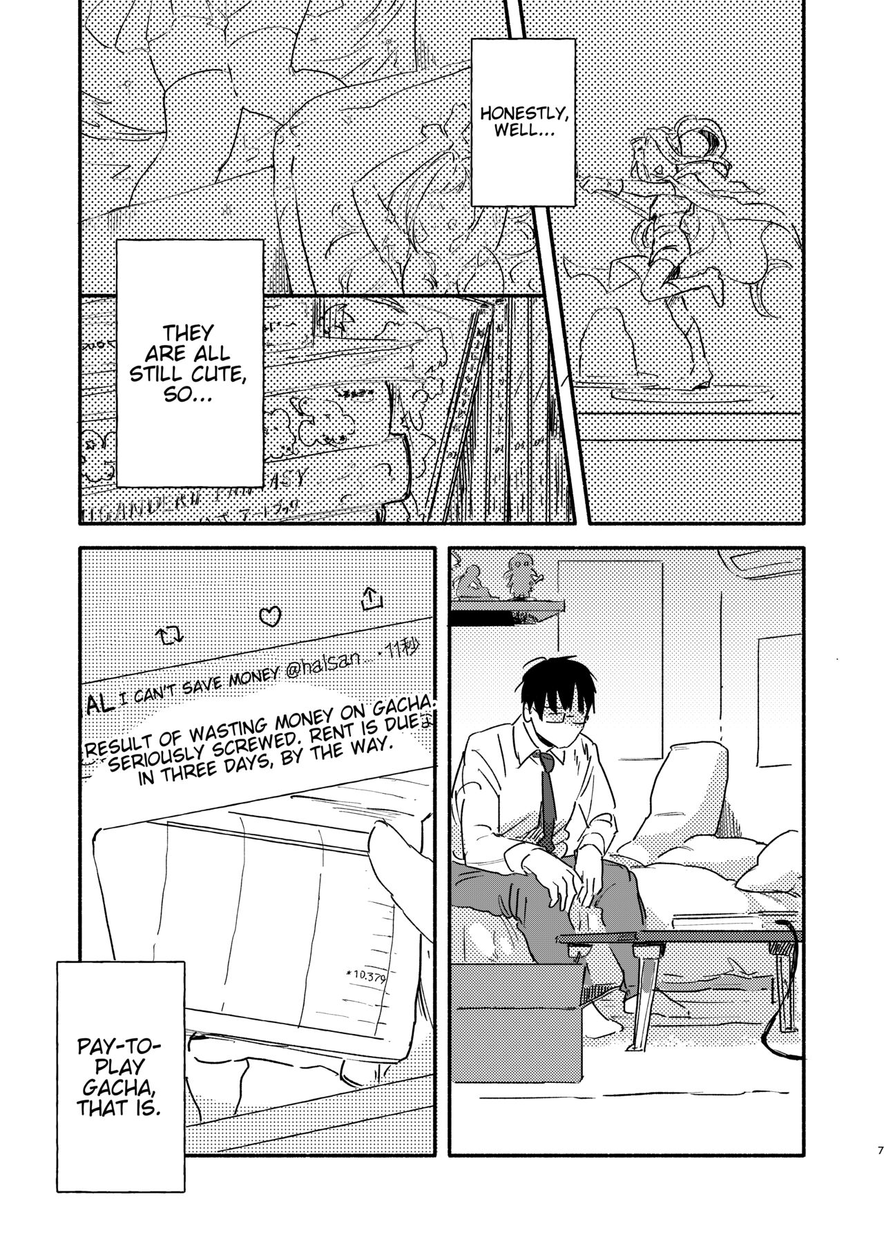 Nonke Ryman ni Sharei o Chiratsukasete xx Shite Moratta | Having Sex With the Straight Salaryman by Dangling a Reward for Him page 7 full
