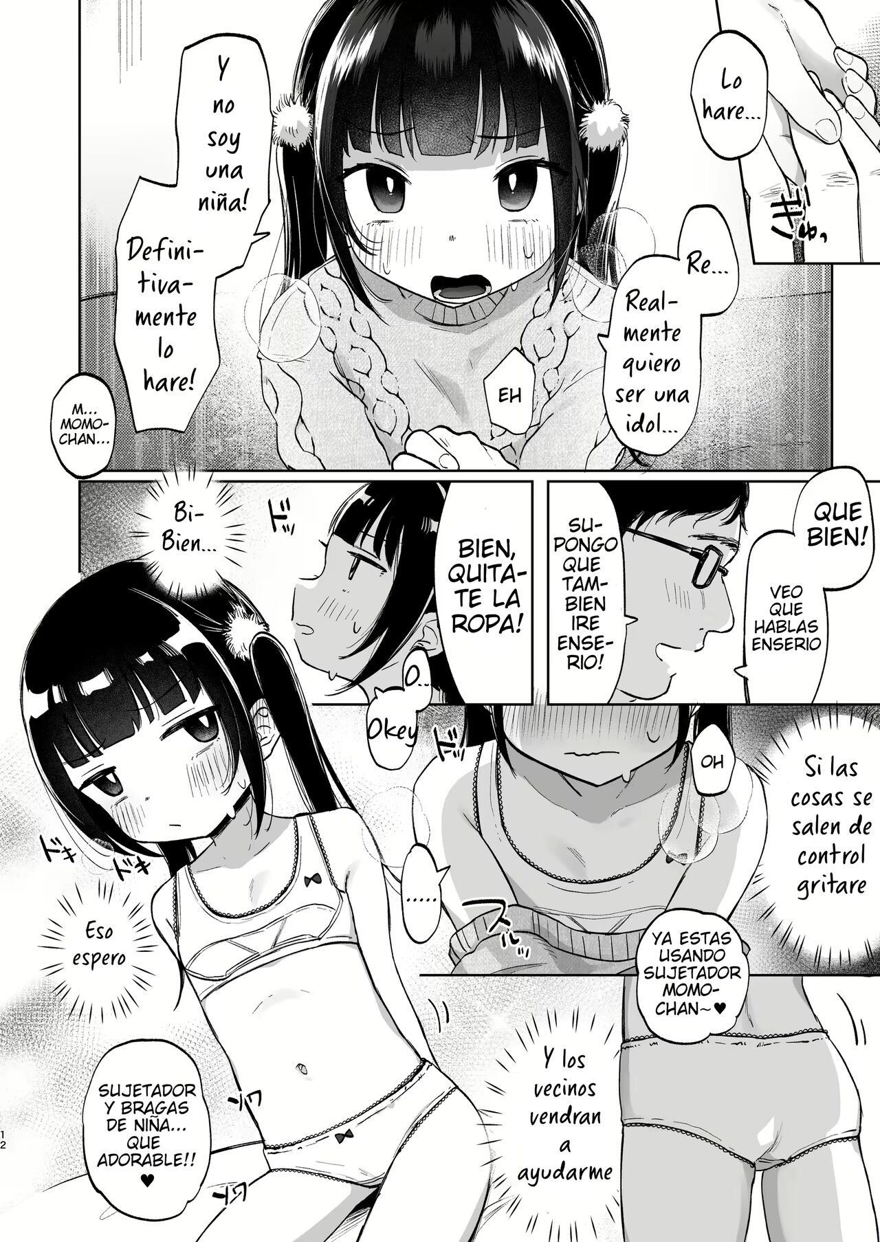 Shoumei Dekirun desu ka？Momo no Fan tte Koto | ¿Podrás Demostrar que Eres un Fan de Momo ？ page 12 full