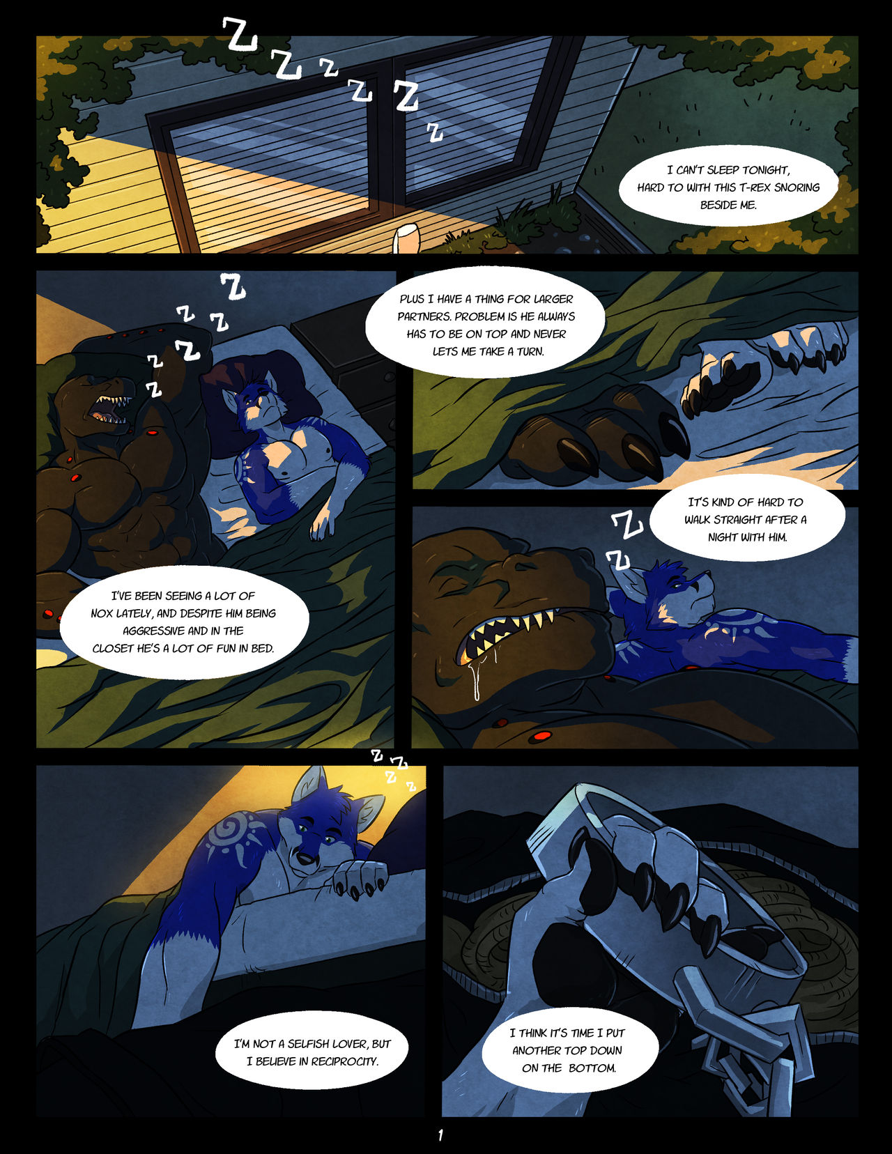 Black & Blue I to III +  Burning Passion page 1 full