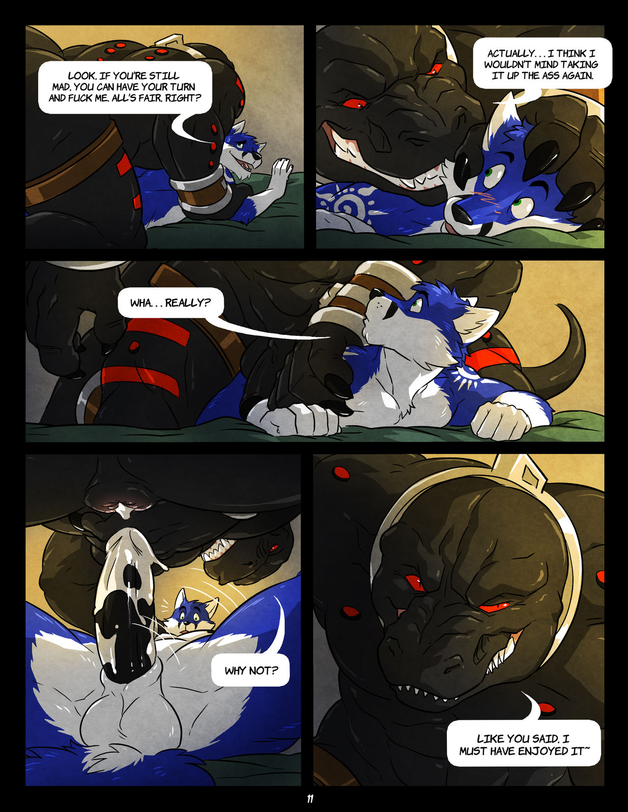 Black & Blue I to III +  Burning Passion page 11 full