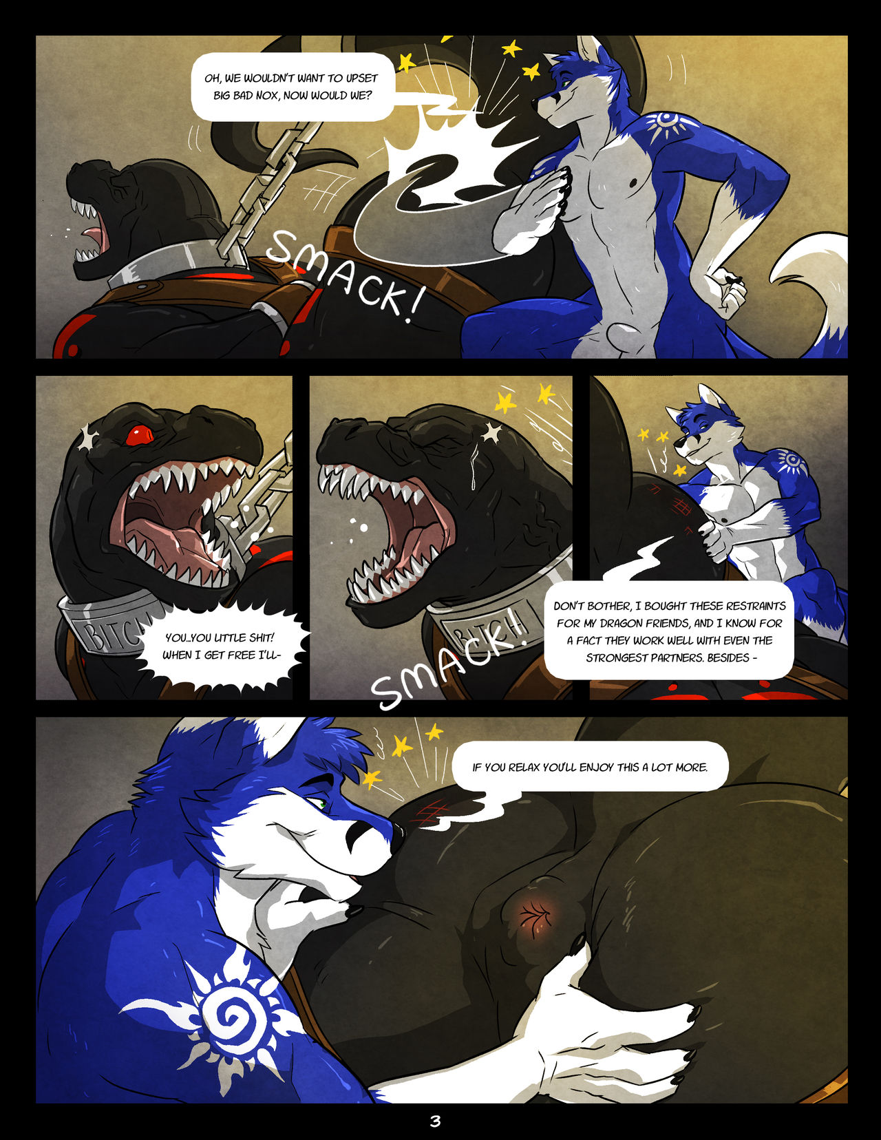 Black & Blue I to III +  Burning Passion page 3 full