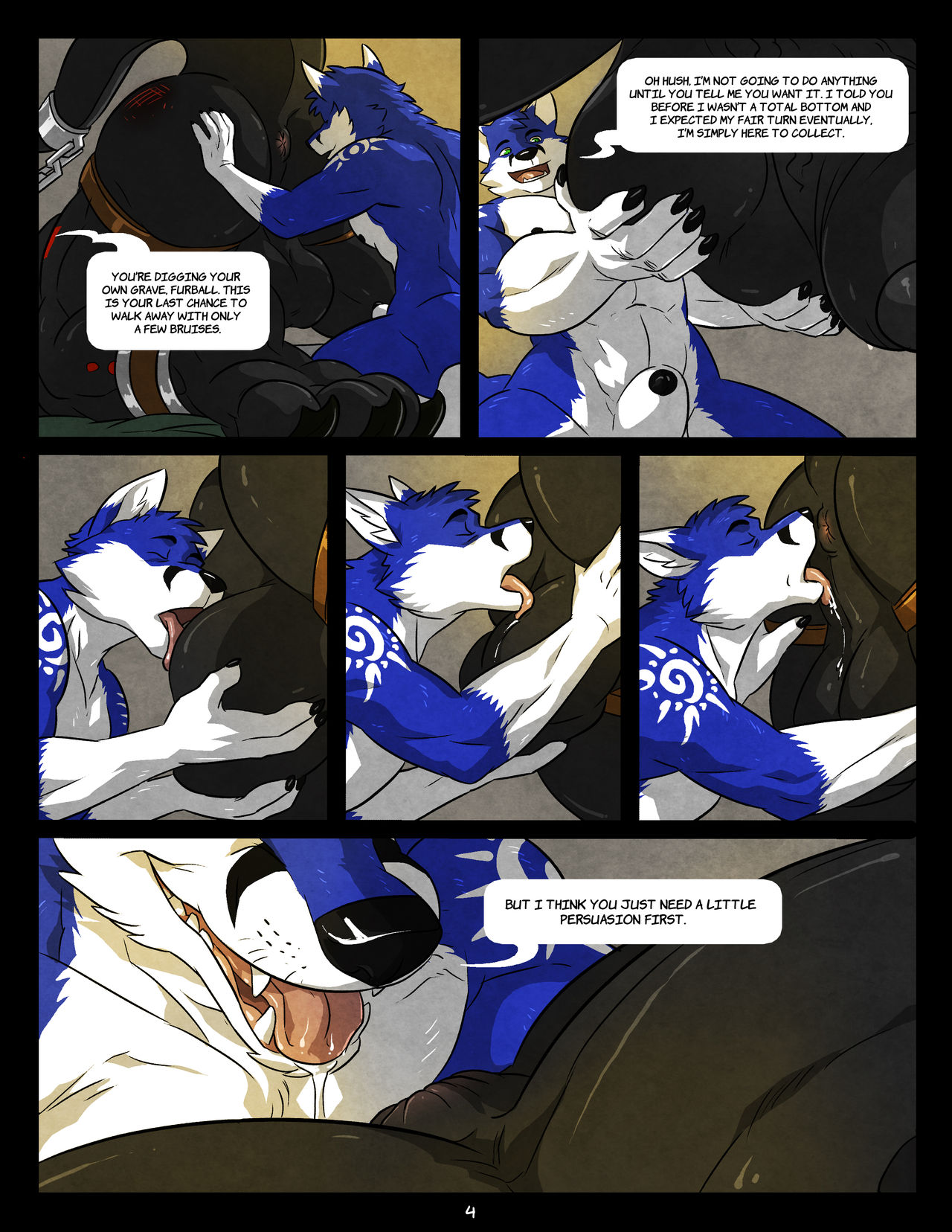 Black & Blue I to III +  Burning Passion page 4 full